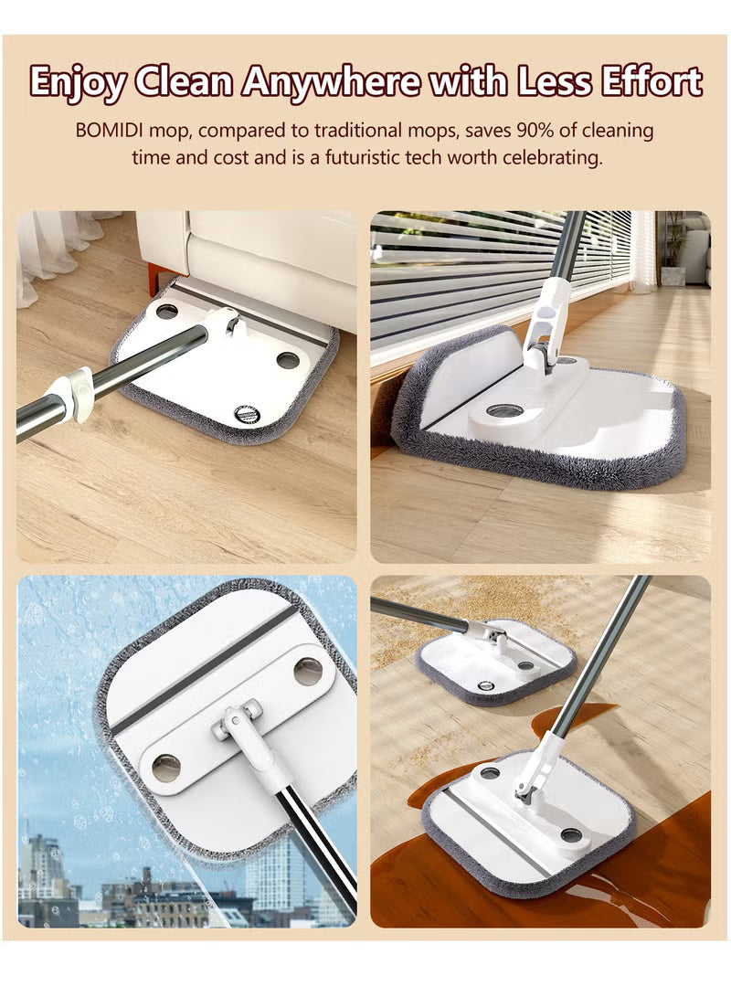 Spin Mop Bucket Set, 360 Degree Foldable Spinning Mop