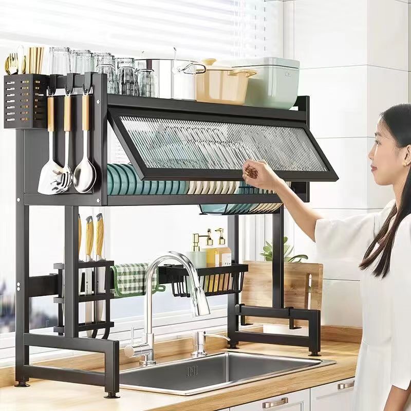 Kitchen Sink Shelf With Cabinet Door