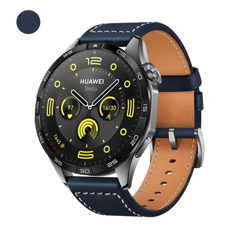 Leather 22 20mm Strap For HUAWEI WATCH GT 5 4 46mm WATCH 4 Pro