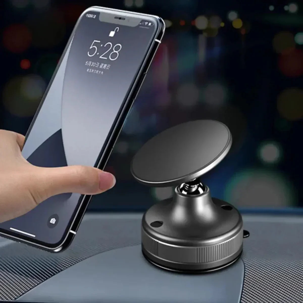 Hepu – Magnetic Phone Holder Strong Grip • 360° Rotate Free Delivery in UAE 📦