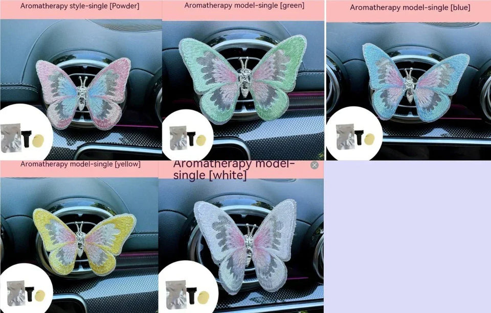 Moving Embroidery Butterfly Center Console